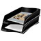 CEP Ellypse Letter Tray for Stacking or Staggering - Black