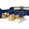 Trexus Plus Flat Top Screen Floor-standing W1800xD52xH1500mm Royal Blue