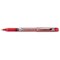 Pilot V5 Rollerball Pen, Rubber Grip, Needle Point, 0.5mm Tip, 0.3mm Line, Red, Pack of 12
