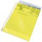 Esselte A4 Coloured Plastic Pockets, Yellow, Pack of 10