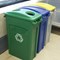 Rubbermaid Slim Jim Recycling Bin / Venting Channels / W558xD279xH762mm / 87 Litre / Green
