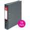 5 Star Foolscap Mini Lever Arch Files, 50mm Capacity, Cloudy Grey, Pack of 10