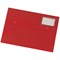 5 Star A4 Document Wallets, Red, Pack of 3