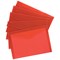 5 Star A4 Envelope Wallets, Red, Pack of 5