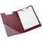 5 Star Fold-over Clipboard with Front Pocket, Foolscap, Red