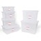 5 Star Storage Box, 35 Litre, Clear, Stackable
