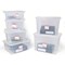 5 Star Storage Box, 35 Litre, Clear, Stackable