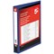 5 Star Presentation Binder, A4, 4 D-Ring, 25mm Capacity, Blue, Pack of 10