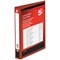 5 Star Presentation Binder, A4, 4 D-Ring, 25mm Capacity, Red, Pack of 10