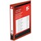 5 Star Presentation Binder, A4, 4 D-Ring, 38mm Capacity, Red, Pack of 10