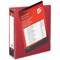 5 Star Presentation Binder, A4, 4 D-Ring, 65mm Capacity, Red, Pack of 10