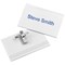 5 Star Name Badges with Combi-Clip, Polypropylene, 90x54mm, Pack of 50