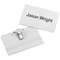 5 Star Name Badges with Combi-Clip, PVC, 90x54mm, Pack of 25
