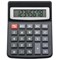 5 Star Desktop Calculator, 8 Digit, 3 Key, Solar and Battery Power, Black