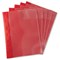 5 Star A4 Task File, Red, Pack of 5