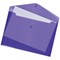 5 Star A4 Envelope Wallets, Purple, Pack of 5