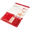 5 Star Standard Index Flags, 50 Sheets per Pad, 25x45mm, Red, Pack of 5