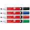 5 Star Drywipe Markers, Chisel Tip, Assorted, Pack of 4