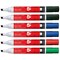 5 Star Drywipe Markers, Chisel Tip, Assorted, Pack of 6