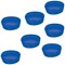 5 Star Plastic Magnets, 20mm, Blue, Pack of 10