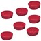 5 Star Plastic Magnets, 20mm, Red, Pack of 10
