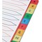 5 Star Elite Plastic Index Dividers / A-Z / Multicoloured Tabs / A4 / White