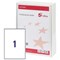 5 Star Multipurpose Laser Labels, 1 per Sheet, 200x288mm, White, 500 Labels