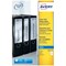 Avery J8171-25 Inkjet Filing Labels for Lever Arch File, 4 per Sheet, 200x60mm, J100 Labels