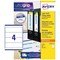 Avery L7171-25 Laser Filing Labels for Lever Arch File, 4 per Sheet, 200x60mm, 100 Labels