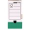 Bankers Box Transfer Files, Foolscap, White & Green, Pack of 10