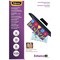 Fellowes Enhance A4 Laminating Pouches, Self Adhesive Back, 160 Microns, Glossy, Pack of 100