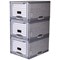 Bankers Box, Stackable, Grey & White, Pack of 5
