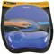 Fellowes Crystal Gel Mouse Mat, With Wrist Rest, Blue