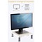 Fellowes Standard Monitor Stand, Adjustable Height, White