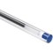 Bic Cristal Ball Pen, Clear Barrel, Blue, Pack of 50