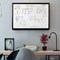 Bi-Office Whiteboard, Black Frame, 600x450mm