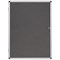 Bi-Office Enclore Felt Lockable Glazed Case, 1160x35x981mm, Grey