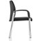 Academy Visitor Chair, With Arms, Black