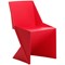 Freedom Polypropylene Visitor Stacking Chair - Red