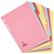 Elba Recycled Subject Dividers, 10-Part, Blank Multicolour Tabs, A4, Multicolour