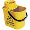 2Work Plastic Mop Bucket With Wringer 15 Litre Yellow CNT00691