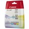 Canon CLI-521 Inkjet Cartridge Pack - Cyan, Magenta and Yellow (3 Cartridges)