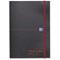 Black n' Red Polynote Book Casebound Elasticated 90gsm Ruled 192pp A5 [Pack 5]