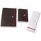 Black n' Red Polynote Book Casebound Elasticated 90gsm Ruled 192pp A5 [Pack 5]