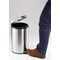 Durable Stainless Steel Pedal Bin Round 20 Litre Silver