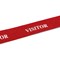 Durable Necklace Printed 'Visitor' with Safety Closure, Red, Pack of 10