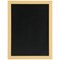 Securit Woody Chalkboard with White Chalk Marker and Mounting Kit 300x10x400mm Teak