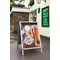 Deflecto A1 Pavement Display Board with Snap Frame Aluminium Silver