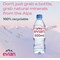 Evian Natural Still Water, Plastic Bottles, 500ml, Pack of 24