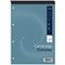 Cambridge Headbound Refill Pad, A4, Narrow Ruled with Margin, 4 Holes, 160 Pages, Pack of 5